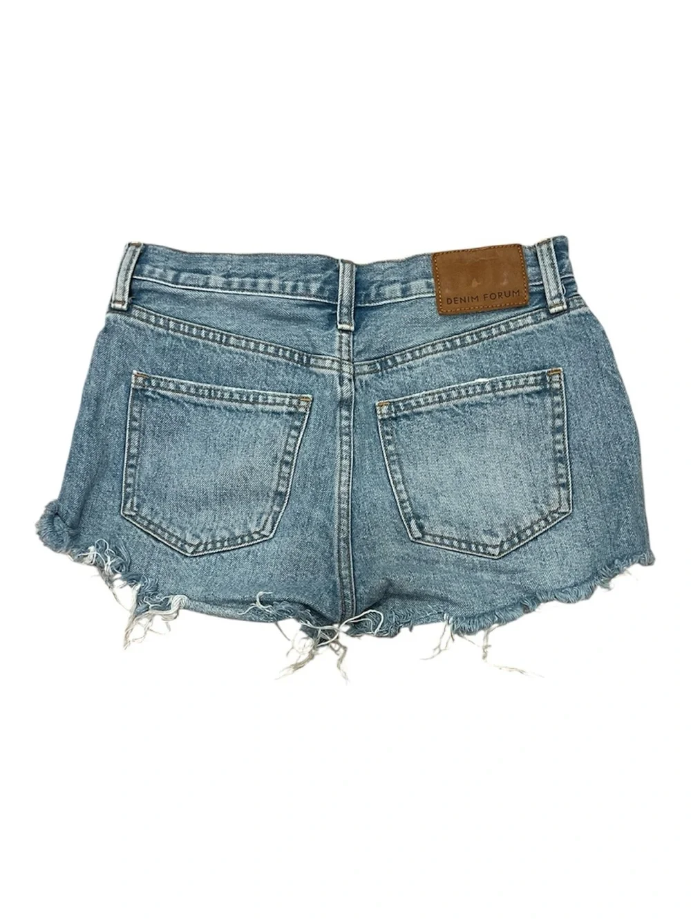 Denim Forum button short
